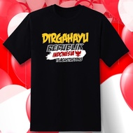 Juragan_kaos01 / AUGUST 17 T-SHIRT WITH 4 COLOR WRITING / cute word t-shirt / viral t-shirt / men / 