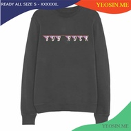 Unisex Oversized Crewneck Sweater ABUTUA SOB ROCK Big Size jumbo S M L XL 2XL 3XL 4XL 5XL 6XL