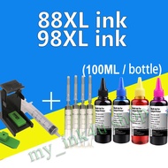 Canon PG 88XL CL 98XL ink PG88XL CL98XL refilable ink compatible for Canon PIXMA E500/E510/ E600/E61