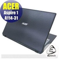 【Ezstick】ACER A114-31 Carbon黑色立體紋機身貼 (含上蓋貼、鍵盤週圍貼) DIY包膜