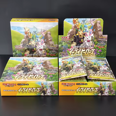 DIY Proxy PTCG S6a Eevee Heroes Booster Box Eeveelutions Collection Factory Sealed Japanese Pokemon 