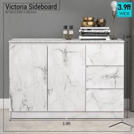 Luxe: Victoria Sideboard Wooden Cabinet Rack | 2 &amp; 3 Door | Cupboard | Modern