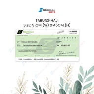 Mock Cheque Besar Replika Cek | Cek Hantaran Mockup Cheque ( BIG ) Cek Hantaran / Fake Cheque sticke