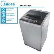 Midea MA100W75 Auto Washing Machine Auto Washer  Mesin Basuh MA-100W75 7.5KG MFWEC750 MFW-E75S MFW-7