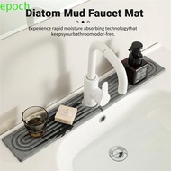 EPOCH Fast Drying Faucet Mat, Super Absorbent Diatom Mud Faucet Drain Pad, Kitchen Gadgets Moisture-