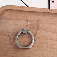 Transparent Mobile Phone Holder Ring Universal Support Dog Retro Huawei For Holder Bull Stand Star Ring Car Finger