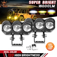 ♛COLIGHT Dual Color LED Work Light Premium Spotlight Motorcycle Headlight Headlamp Head Spot Sport L