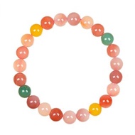 【正佳珠寶】鹽源瑪瑙 頂級川料糖果鹽源 7.8-8.3mm 鹽源瑪瑙手珠