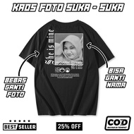 Custom Aesthetic Design T-Shirts Custom Photo T-Shirts Bucin T-Shirts / Can Change Your Photo Desig 