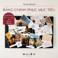 Bảng chinh phục mục tiêu "Vision Board"- Định Hướng Tương Lai & Khơi Dậy Năng Lượng I Ghiền Mystery