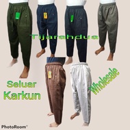 Seluar Kain cotton tebal 2 poket haji Mens seluar   - SAIZ S - 7XL