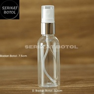 60 ML CLEAR SILVER PET CLEAR SPRAY BOTTLE / 60ML CLEAR SILVER SPRAY BOTTLE