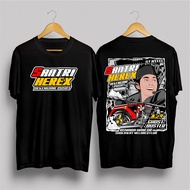 KATUN HITAM Adult TSHIRT T-SHIRTS FOR MEN WOMEN HEREX SANTRI CENTER COTTON MATERIAL KONVEKSI_KAOS_BL