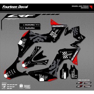 Decal crf 150 - crf 150 full body oneoneonenine one nine motorbike DECAL sticker