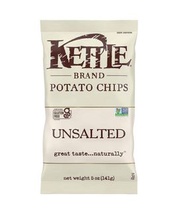 Kettle Brand Unsalted Potato Chips 無鹽厚切薯片 5 oz / 141g【084114009999】