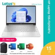 HP Laptop 15S-FQ2538TU 15.6" FHD Laptop Silver (i7-1165G7, 8GB, 512GB SSD, Intel Iris Xe Graphics, H&amp;S, Windows 11 Home)