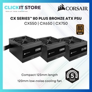 CORSAIR CX Series™ CX550 / CX650 / CX750 – 550 / 650/ 750 Watt 80 PLUS Bronze ATX Power Supply PSU