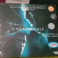 VCD Original Unbreakable Feat Bruce Willis Indonesian Text