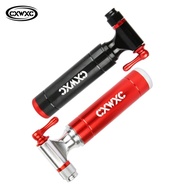 CXWXC Mini Hand Pump Portable CO2 Inflator Aluminum Alloy Bicycle Pump For Schrader Presta Adapter F