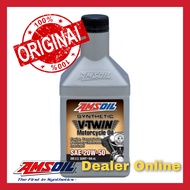 Amsoil V-Twin Advanced Synthetic Motorcycle Oil SAE 20w-50 น้ำมันเครื่องสังเคราะห์แท้ 100% (Harley T