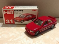 【米舖TOY】 9成新 TAKARA TOMY TOMICA #31 Nissan Primera P10 日版 紅字