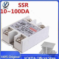 Original VOKTTA DC-AC SSR Solid State Relay 3-32VDC อินพุต SSR-25DA/SSR-40DA/SSR-40AA /SSR-75DA/ SSR-25AA/SSR-100DA /SSR-60DA/SSR-10DA/SSR-50DA/อ่างความร้อนอลูมิเนียม