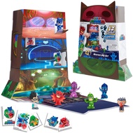 Just Play PJ Masks Night Time Micros Mystery HQ Box Set, Collectible Hidden Mini Figures, Styles May