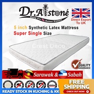 [✓Lowest Price in Sarawak &amp; Sabah] Dr.Alstone 5 inch (Super Single Size) High Quality Synthetic Latex Mattress Tilam