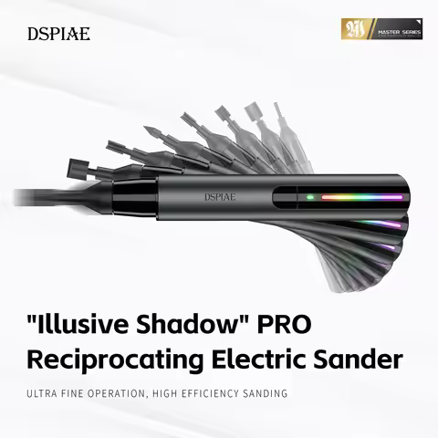 DSPIAE ES-A PRO Electric Sander Upgraded Illusive Shadow for Gundam Model Assembly Grinding Tools