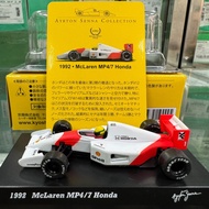 Jingshang Kyosho 1/64 McLaren McLaren MP4/7 MP4-7 Honda No. 1992 Car God Elton Senna Ayrton Senna Wh