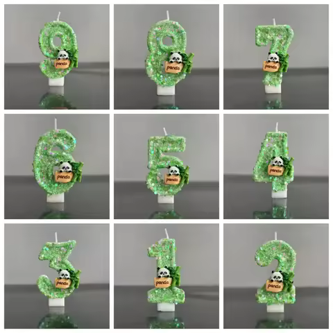 Stranger Eleven Robin Steve Dustin Candles 0-9 Number Cake Decoration Birthday Party Cake Topper Kid