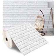 10M/5M/3M/2M/1M 3D Wall Sticker Imitation Brick Bedroom Home Decor Waterproof Self-Adhesive DIY Wall