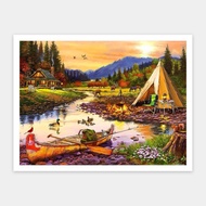 Jigsaw Puzzle Pintoo - H3665 - The Macneil Studio - Golden Haven Camp