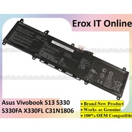 Asus Vivobook S13 S330 S330FA S330UA X330UA X330FL K330FA ADOL13U ADOL 13 Series C31N1806 Laptop Bat