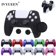 Ivyueen ปกป้องตัวเครื่องป้องกันสำหรับ PlayStation 5 dualsense PS5คอนโทรลเลอร์ซิลิโคน