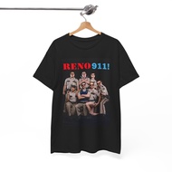Reno 911 Tshirt Funny Tv Series Police Comedy Central Unisex Heavy Cotton Cast