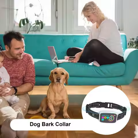 Dog Shock Collar Automatic Anti-Barking Pet Training Collar Automatic Stop Barking Safe & Humane Sto