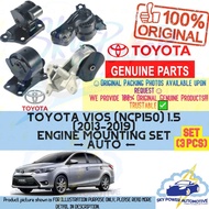 TOYOTA VIOS NCP150 1.5 (AUTO) (2013-2019) 100% ORIGINAL TOYOTA GENUINE PARTS ENGINE MOUNTING (SET)