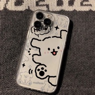 Apple Compatible Line Dog Phone Case