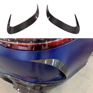 For Mercedes Benz AMG GT GT50 GT53 GT63 Carbon fiber bumper wind knife fog lamp air vent decorative 