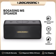 BOGASING M5 Waterproof Loud Stereo Sound Bluetooth Speaker (40W)