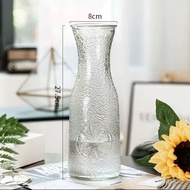 Glass Vase Hydroponic Wide Mouth about Small Vase Glass Gold Gradient Dream Color Crafts Fresh Desktop Ornaments