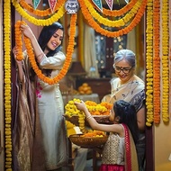 2025 Deepavali Home Ornament Diwali DIY Hanging Decor Ball Shape Fulling Banner