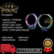 Hoop Earrings Latest RainbowRing Korean Hoop Earrings Rainbow Hoop Earrings 12mm, 14mm