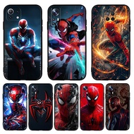 for Xiaomi Poco X6 F7 X7 Pro 12 12X Mi 8 Lite KY94 anime Spider Man Casing 7Y4 Black TPU Soft Silico