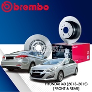 BREMBO HYUNDAI i40 (2013 - 2015) DISC BRAKE ROTOR  FRONT (DEPAN) & REAR (BELAKANG)  MADE