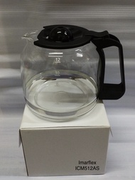 Replacement Glass Carafe ONLY for Imarflex ICM-512AS Coffee Maker