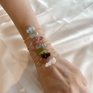 Aesthetic bracelet natural stone bracelet/ stone bracelet/ bracelet/ bracelet/ bracelet/ crystal sto