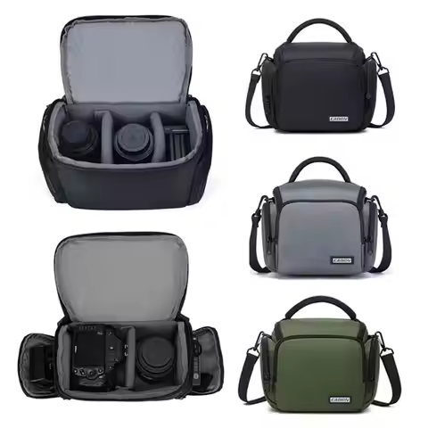 Multi-functional DSLR Camera Bag Professional Single Shoulder Camera Bag for Nikon Canon Sony Waterp