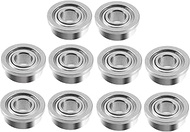 ACROPIX 3x7x3mm Double Metal Shield F683ZZ Single Row Flanged Bearings Deep Groove Ball Bearings Sil